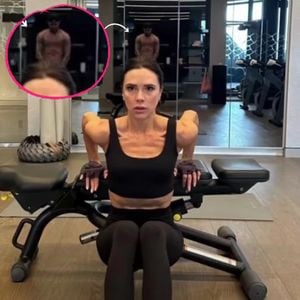 Victoria Beckham trainiert: David ist nackt im Hintergrund