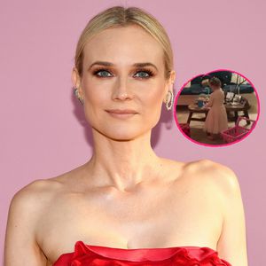 Selten: Diane Kruger zeigt Töchterchen vorm Weihnachtsbaum