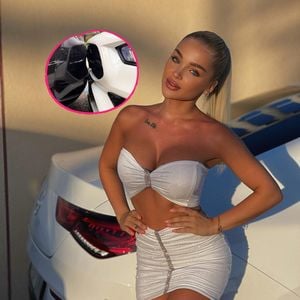Emmy Russ ist total wütend: Ihr Mercedes wurde angefahren!