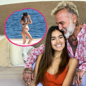 Kugelrund! Gianluca Vacchis Freundin beim Sonnenbaden