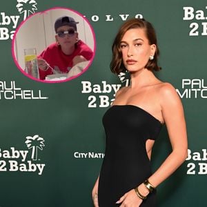 Nach Augen-OP: Hailey Bieber trägt Taucherbrille beim Essen