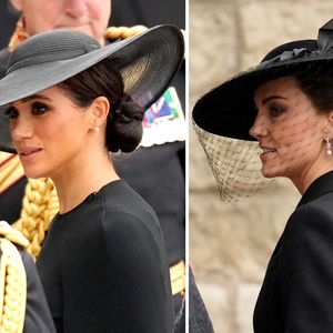 Queen-Beerdigung: Herzogin Meghan und Kate im Partnerlook