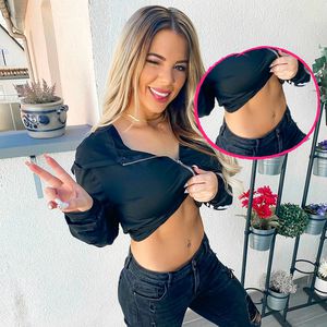 Statt Schwanger-Bauch: Jenny Frankhauser zeigt Sixpack