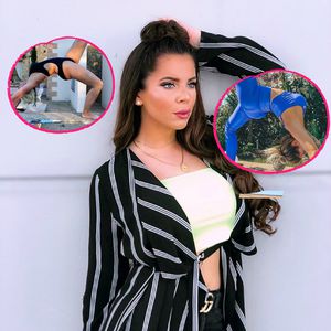 Wie Halbschwester Dani: Jenny Frankhauser ist mega-gelenkig