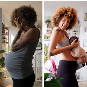 "Unter uns"-Joy Lee stellt Babybauch mit Sohn Lovis nach