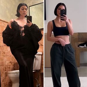 Kopiert Kim Kardashian mit diesem Look Schwester Kourtney?