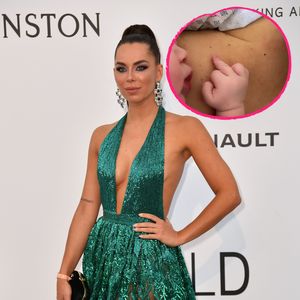 Kurz nach Geburt: Liliana Matthäus' Baby zeigt Mittelfinger