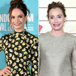 Lily James hatte Angst vor Co-Star Kristin Scott Thomas