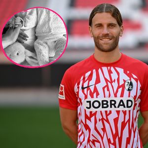 Süßes Foto: Fußballstar Lucas Höler erstmals Papa geworden