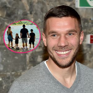 Lukas Podolski postet seltenes Foto mit der ganzen Familie