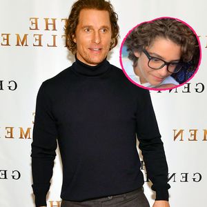 Ganz der Papa: Seltenes Bild von Matthew McConaugheys Sohn