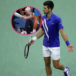Tennis-Ass Novak Djokovic trifft Linienrichterin am Kehlkopf