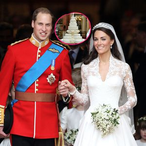 Für William & Kates Hochzeitstorte wurde Palasttür ausgebaut