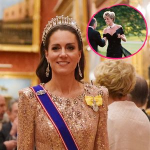Erinnert Prinzessin Kate hier etwa an Dianas Rache-Kleid?