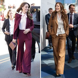 Prinzessinnen des Stils: Kate und Mary lieben fesche Anzüge!