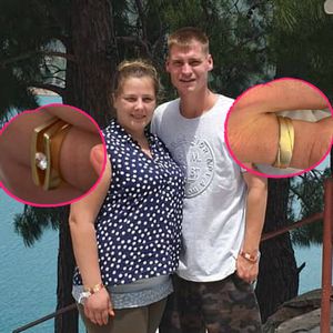 Auf Babyfoto: Sarafina und Peter Wollny zeigen ihre Eheringe