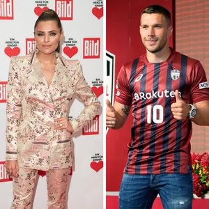 Witzig! Sophia Thomalla und Lukas Podolski pranken sich