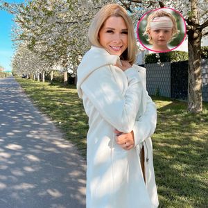 Platzwunde: Tanja Szewczenkos Sohn Leo (3) hatte Unfall