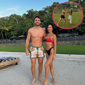 Nicole Scherzinger tanzt verliebt mit ihrem Verlobten Thom