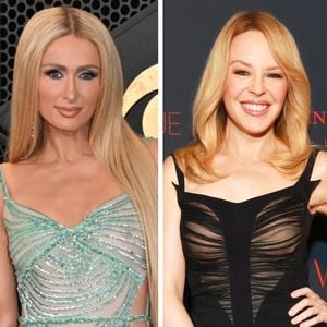 Foto-Fail mit Paris Hilton: Kylie Minogue stürzt beinahe