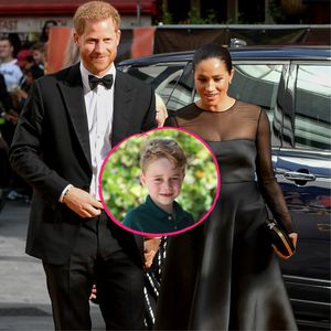 Zu salopp? So gratulieren Harry & Meghan Neffe Prinz George!