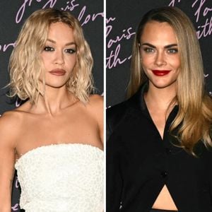 Rita Ora und Cara Delevingne strahlen auf Lagerfeld-Party