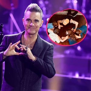Robbie Williams auf seltenem Foto mit seinen Kids zu sehen