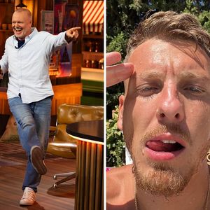 Stefan Raab macht sich über Felix Lobrechts Nase lustig