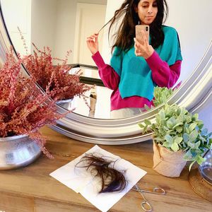 Frisur-Fail? Collien Ulmen-Fernandes schnippelt Haare selbst