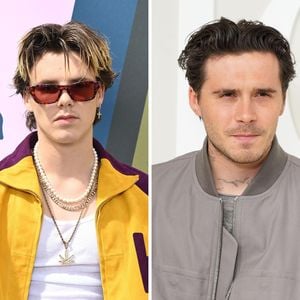 Geht Cruz Beckham hier einen Schritt auf Bruder Brooklyn zu?