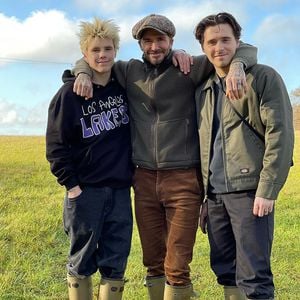 Ups, falscher Sohn! David Beckham leistet sich Insta-Panne