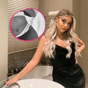 Sechs Monate nach Geburt: Dagi Bee flasht mit flachem Bauch