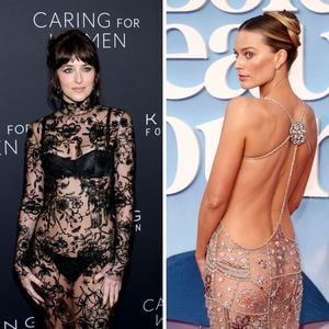 Dakota Johnson & Margot Robbie strahlen im Naked-Dress-Look