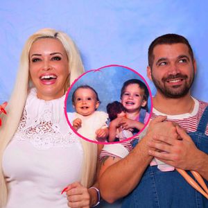 Daniela Katzenberger stellt mit Bruder Tobi Kinder-Foto nach