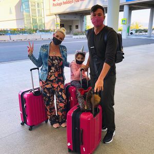 Pink und im Einhorn-Style: So reist die Katze mit Familie