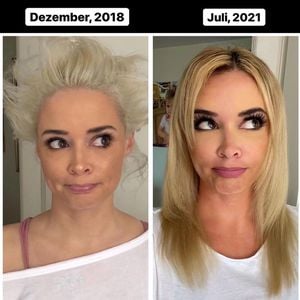"Verdammt lang hair": Dani Katzenberger teilt Haar-Throwback