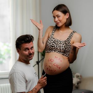 Darius und Jennifer Lange wissen schon den Namen ihres Babys