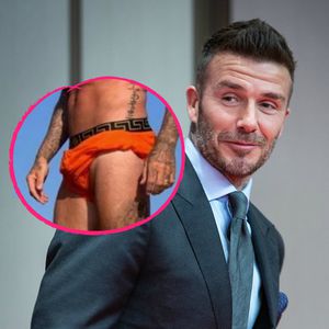Großes Paket: David Beckhams Badehose zeigt (fast) alles!