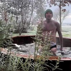 "Ich taue noch auf": David Beckham traut sich in eisiges Bad