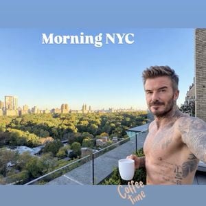 David Beckham sorgt mit Brooklyn-Post für Aufsehen