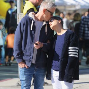 Beim Lunch-Date: Selma Blair bekommt süßen Kuss von David!