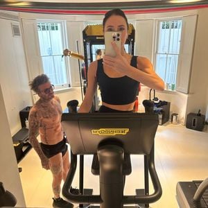 "Tut nicht viel": Vic Beckham veräppelt David beim Sport!