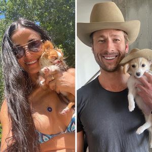 Süß: Demi Moore und Glen Powell verkuppelten ihre Hunde