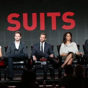 Der Cast der Anwaltsserie "Suits" im Januar 2014