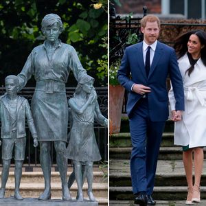 Diana-Figur im selben Garten wie Meghan und Harrys Verlobung
