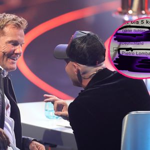 Pietro "verletzt": Dieter Bohlen schreibt "Lombardi" falsch!