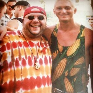 Im "Maiskini": Hubert Fella feierte mit Dirk Bach beim CSD