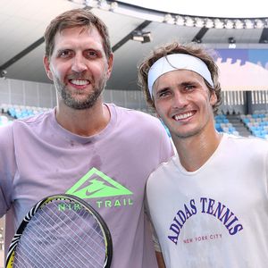 Kurioses Tennisspiel: Dirk Nowitzki gegen Alexander Zverev
