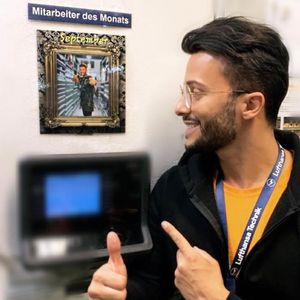Im Normalo-Job: Domenico De Cicco ist Mitarbeiter des Monats