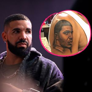 Missraten! Drakes Vater hat übles Tattoo seines Gesichts